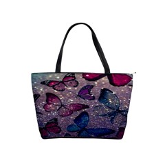 Glitter Butterfly Classic Shoulder Handbag