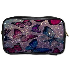 Glitter Butterfly Toiletries Bag (one Side) by Sparkle