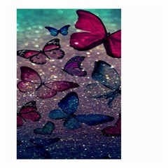 Glitter Butterfly Small Garden Flag (two Sides) by Sparkle