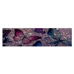 Glitter Butterfly Satin Scarf (oblong) by Sparkle