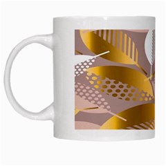 Digital Leafs White Mugs by Sparkle