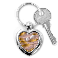 Digital Leafs Key Chain (heart) by Sparkle