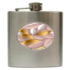 Digital Leafs Hip Flask (6 Oz) by Sparkle