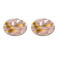 Digital Leafs Cufflinks (oval) by Sparkle