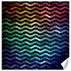 Digital Waves Canvas 20  X 20  by Sparkle