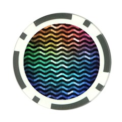 Digital Waves Poker Chip Card Guard by Sparkle