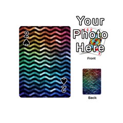 Digital Waves Playing Cards 54 Designs (mini) by Sparkle