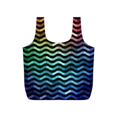 Digital Waves Full Print Recycle Bag (s) by Sparkle