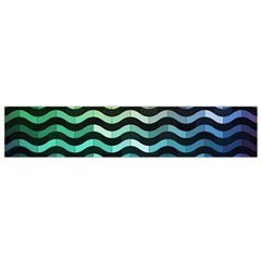 Digital Waves Small Flano Scarf