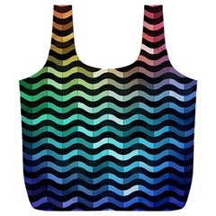 Digital Waves Full Print Recycle Bag (xxxl)