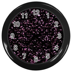 Digital Polka Wall Clock (black) by Sparkle