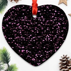 Digital Polka Heart Ornament (two Sides) by Sparkle