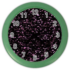 Digital Polka Color Wall Clock by Sparkle