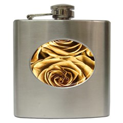 Gold Roses Hip Flask (6 Oz) by Sparkle