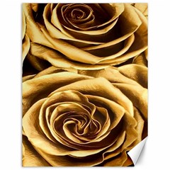 Gold Roses Canvas 12  X 16  by Sparkle