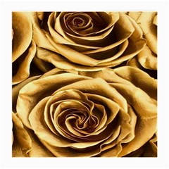 Gold Roses Medium Glasses Cloth (2 Sides) by Sparkle