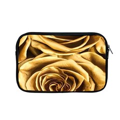 Gold Roses Apple Macbook Pro 13  Zipper Case by Sparkle