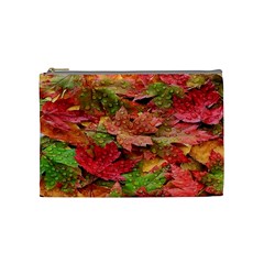 Spring Leafs Cosmetic Bag (medium) by Sparkle