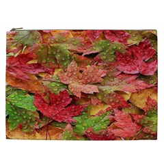 Spring Leafs Cosmetic Bag (xxl) by Sparkle