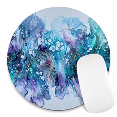 Sea Anemone  Round Mousepads by CKArtCreations