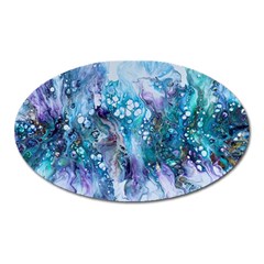 Sea Anemone  Oval Magnet by CKArtCreations