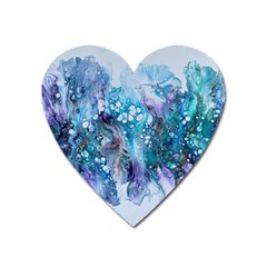 Sea Anemone  Heart Magnet