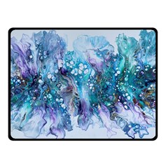 Sea Anemone  Double Sided Fleece Blanket (small) 