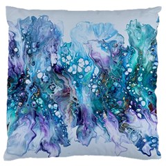 Sea Anemone  Large Flano Cushion Case (one Side) by CKArtCreations