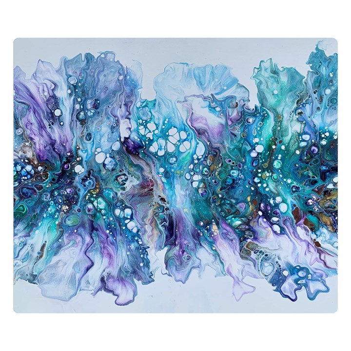 Sea anemone  Double Sided Flano Blanket (Small) 