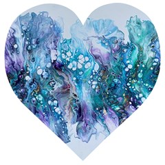 Sea Anemone  Wooden Puzzle Heart