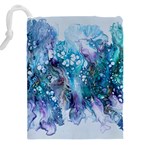 Sea anemone  Drawstring Pouch (5XL) Back