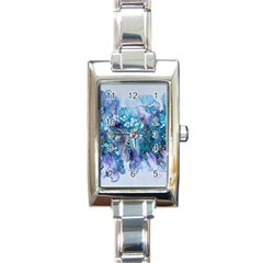 Sea Anemone  Rectangle Italian Charm Watch by CKArtCreations