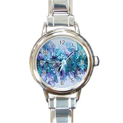 Sea Anemone  Round Italian Charm Watch