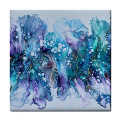 Sea Anemone  Tile Coaster by CKArtCreations