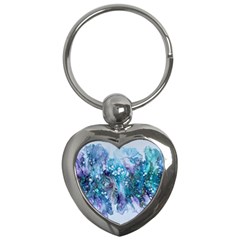 Sea Anemone  Key Chain (heart) by CKArtCreations