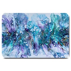 Sea Anemone  Large Doormat  by CKArtCreations