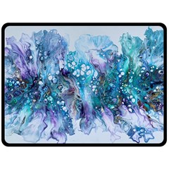 Sea Anemone  Fleece Blanket (large) 