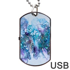 Sea Anemone  Dog Tag Usb Flash (one Side) by CKArtCreations