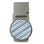 Modern Stripes Print Money Clips (Round)  Front