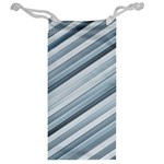 Modern Stripes Print Jewelry Bag Back