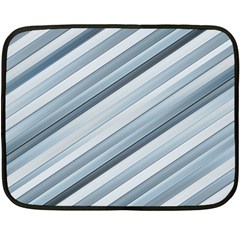 Modern Stripes Print Double Sided Fleece Blanket (mini) 