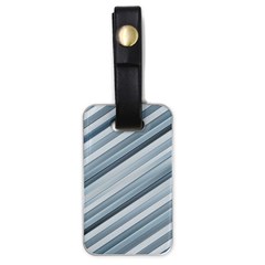 Modern Stripes Print Luggage Tag (one Side)