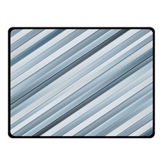 Modern Stripes Print Double Sided Fleece Blanket (small) 