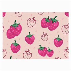 Seamless-strawberry-fruit-pattern-background Large Glasses Cloth by Vaneshart