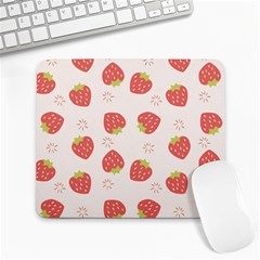 Strawberries-pattern-design Large Mousepads by Vaneshart