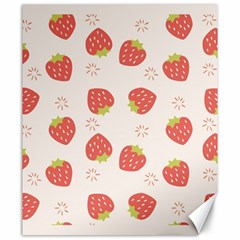 Strawberries-pattern-design Canvas 20  X 24  by Vaneshart