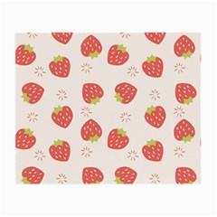 Strawberries-pattern-design Small Glasses Cloth (2 Sides) by Vaneshart