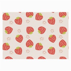 Strawberries-pattern-design Large Glasses Cloth by Vaneshart