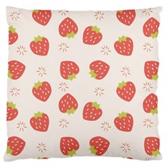 Strawberries-pattern-design Large Cushion Case (two Sides) by Vaneshart