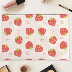 Strawberries-pattern-design Cosmetic Bag (xxl) by Vaneshart